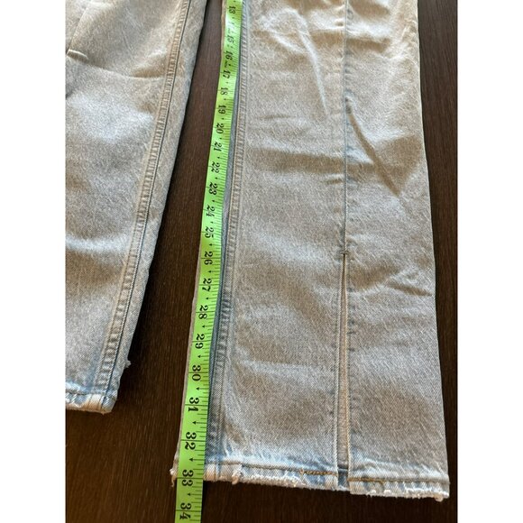 NWT Abercrombie & Fitch The 90's Straight Ultra High Rise Size 33/16L - Picture 5 of 9